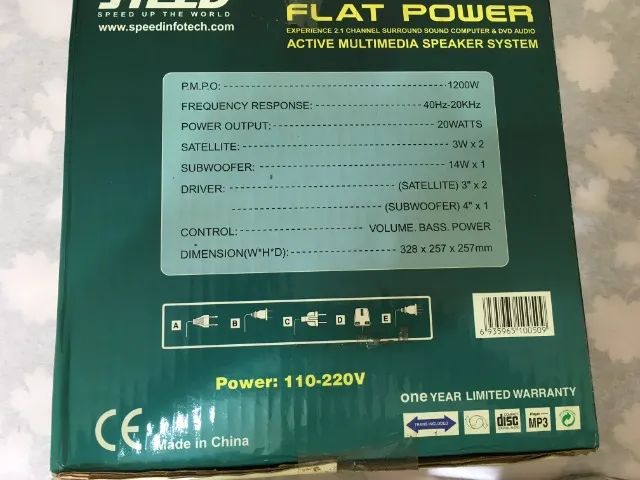 Sistema Multimidia SubWoofer Ativo 2.1 + 2cxs Som - Equip.NOVO - Foto 2