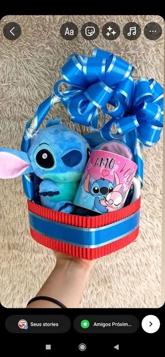 Cestas e Presentes tema Stitch ? - Foto 5