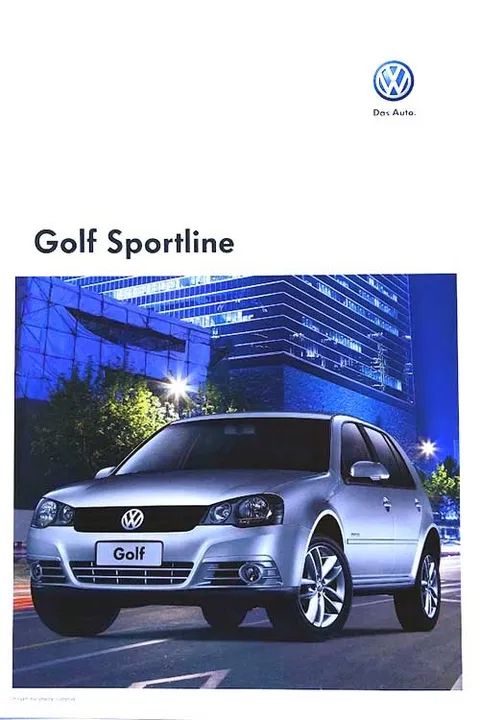 Folder, Catálogo VW Golf Sportline 2011