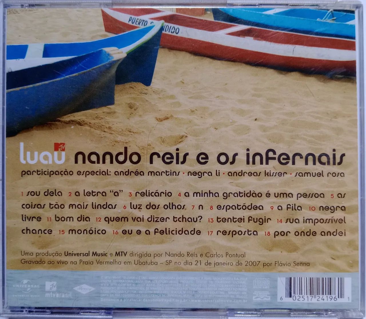 2 CDs Nando Reis e os Infernais e Biquíni Cavadão Remixes  - Foto 3