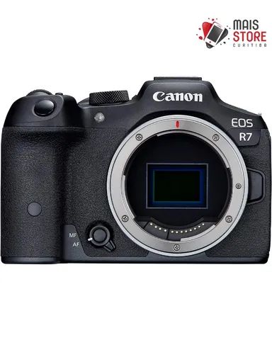 Câmera Canon EOS R7 32.5MP 3.0 Nova/Lacrada