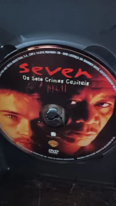 Seven os sete pedras capitais filme dvd  - Foto 3