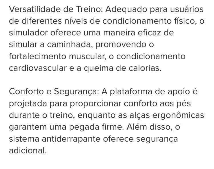 Aparelho de ginástica, Simulador De Caminhada  - Foto 5