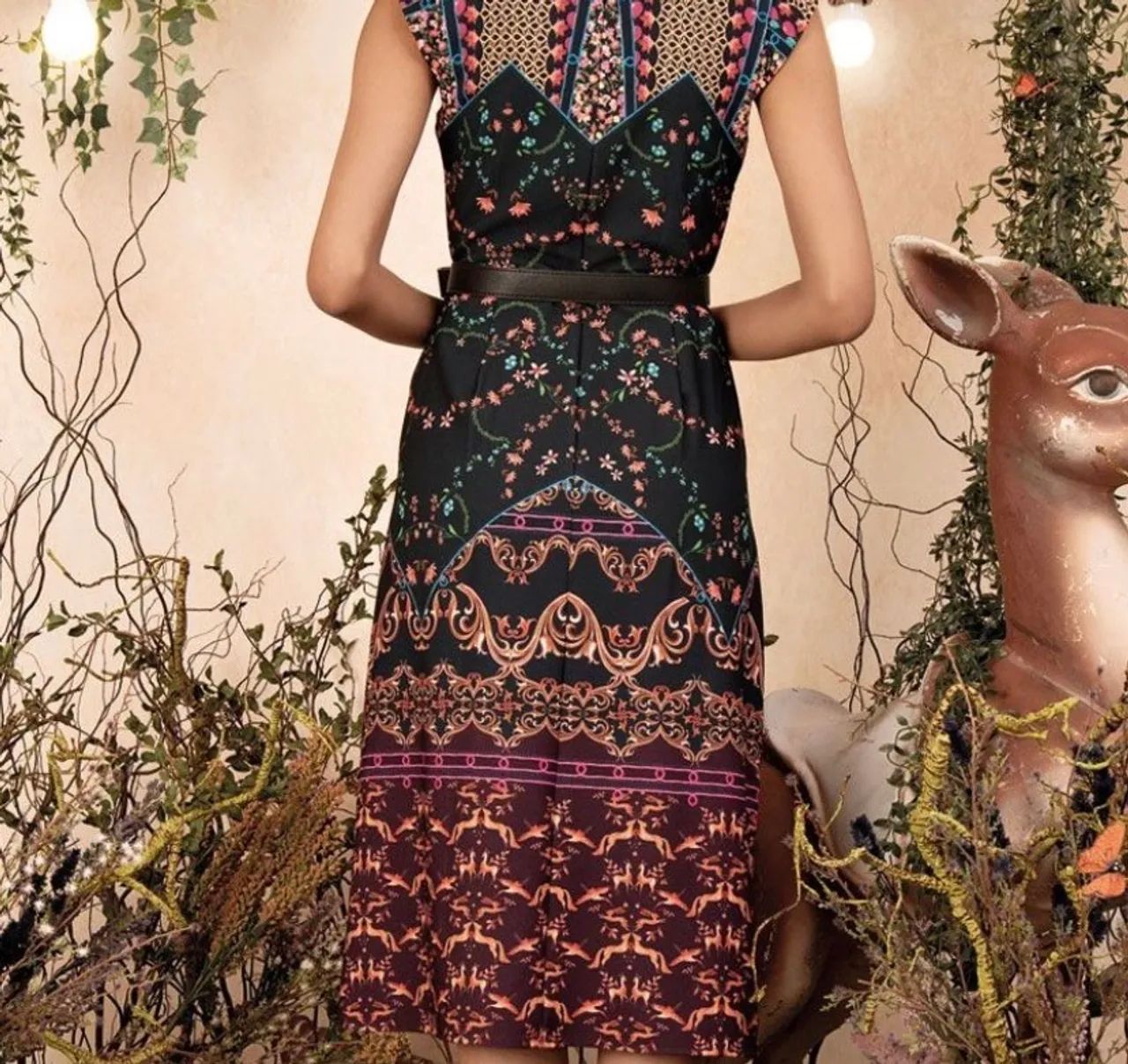 Vestido Floral Estampado Antix - Tamanho P - Foto 2