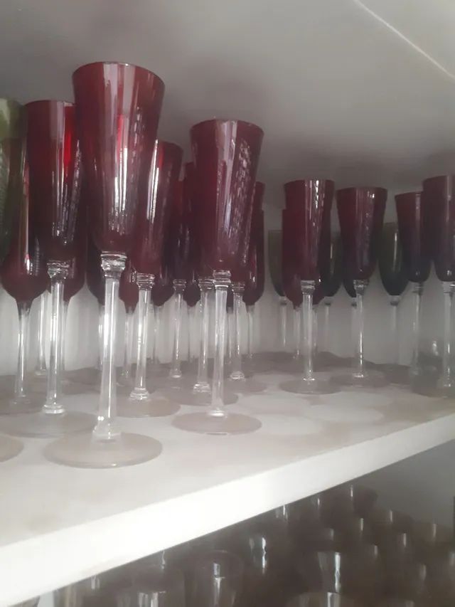 Taças de Cristal Coloridas  - Foto 3