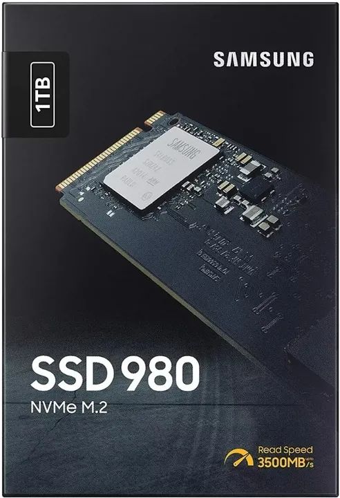 SSD NVME SAMSUNG 980 SSD 1TB PCle 3.0x4 - Mz-v8v1tobw 1tb Preto - NOVO e LACRADO! - Foto 2