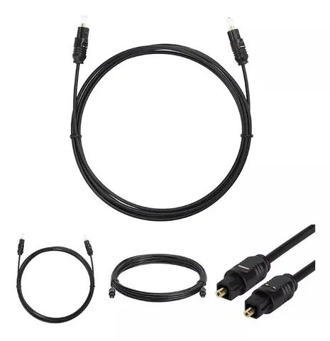 Cabo Optico De Áudio Digital 2 Metros Toslink - Foto 5