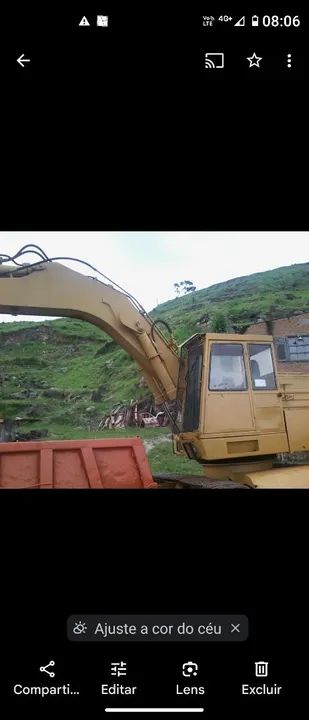 Escavadeira 28 ton. compressor ar 120 pés ,Gerador 250 kwa, Caçamba Basc p/ Rocha. - Foto 6