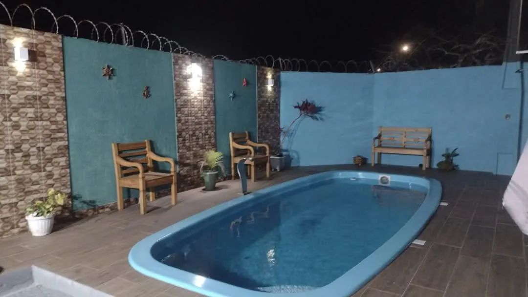 Casa Temporada com Piscina - Acomoda até 6 pessoas