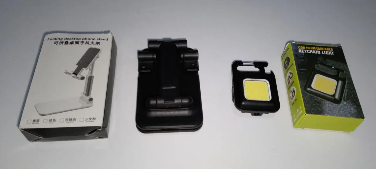 Suporte Celular + Chaveiro Lanterna - Foto 2