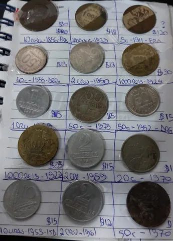 Lote com 148 moedas antigas nacionais e internacionais - Foto 4