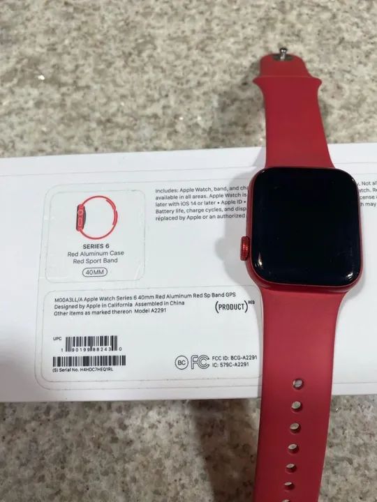 Apple Watch Series 7 - 41mm - Vermelho (Product RED) - 94% de bateria - Foto 2