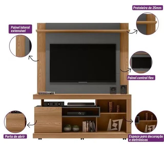 Rack com painel  - Foto 3
