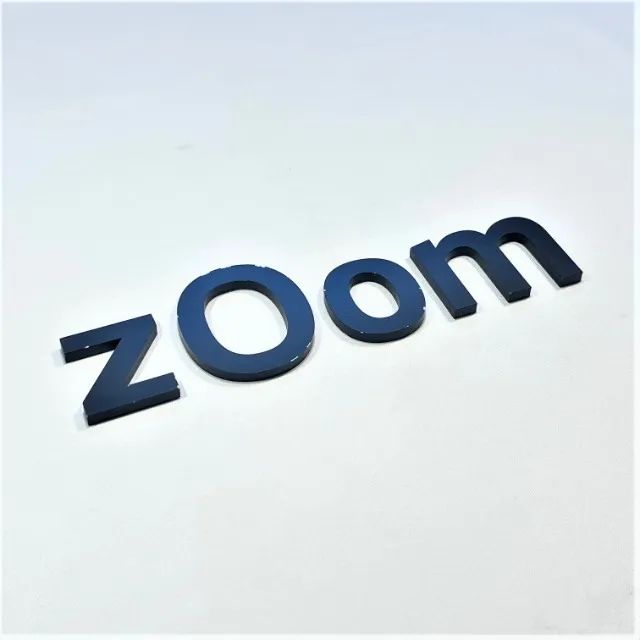(Aceito cartão) Decoração Letreiro  "zOom" (4 peças) em PVC - Foto 3