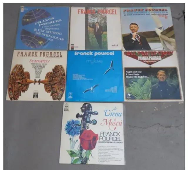 frank pourcel-7 lps(pacote) colecionador-mg
