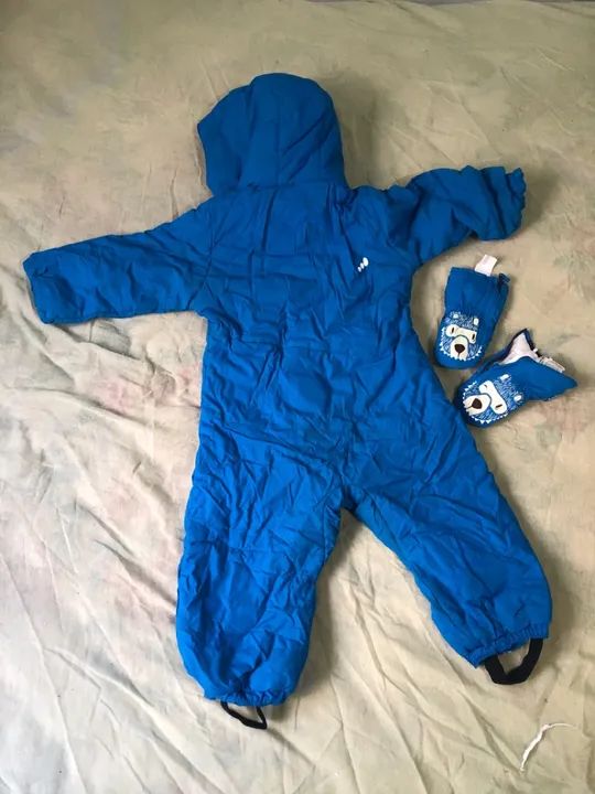 Macacão para neve infantil wedze decathlon impermeável  - Foto 2