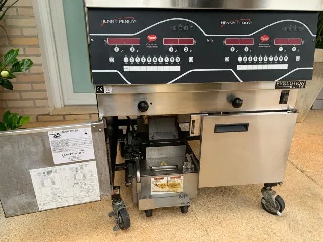  Fritadeira elétrica do Mcdonalds e Burger King de 2 cubas com filtragem automátic - Foto 3