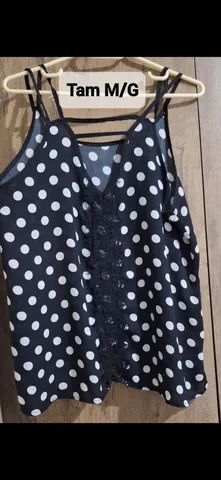 Blusas pouco uso tam variado - Foto 5