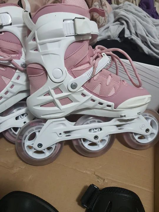 Patins powerslide Rosa - Foto 3