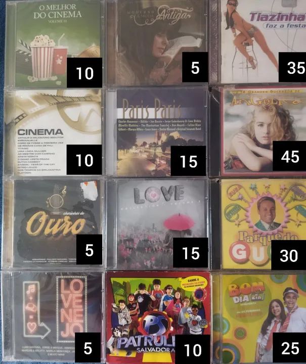 CDs Gospel, Sertanejo, Rock, Internacional e Nacional. - Foto 4