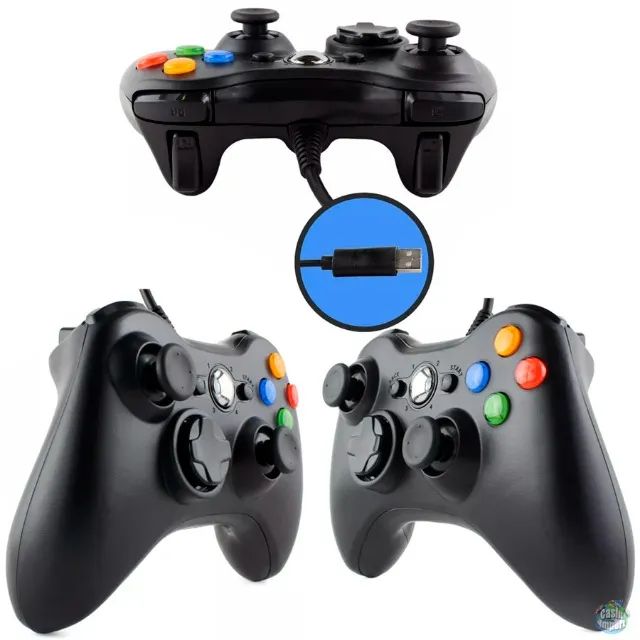 Controle com fio Compatível Com Xbox 360 e slim - Foto 3