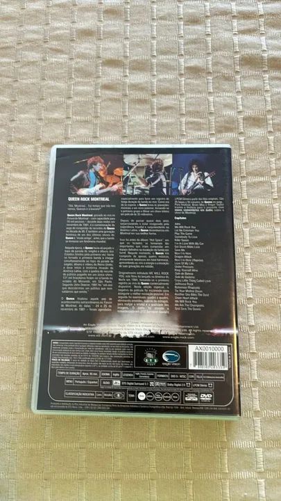 DVD original Queen Rock Montreal show ao vivo Freddie mercury
