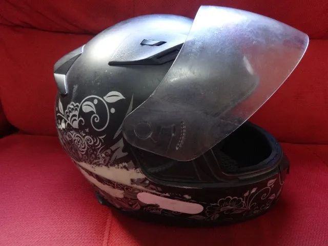 Capacete EBF Coruja Tamanho P Usado - Foto 6