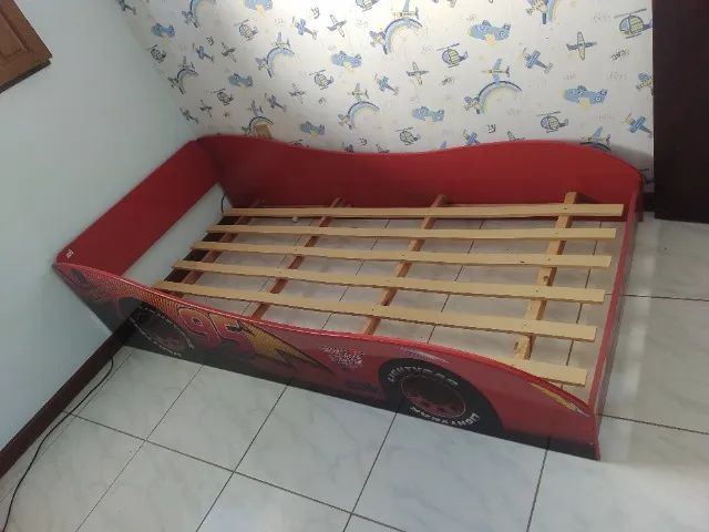 Cama solteiro 95 vermelha! - Foto 2