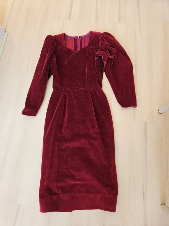Vestido de veludo