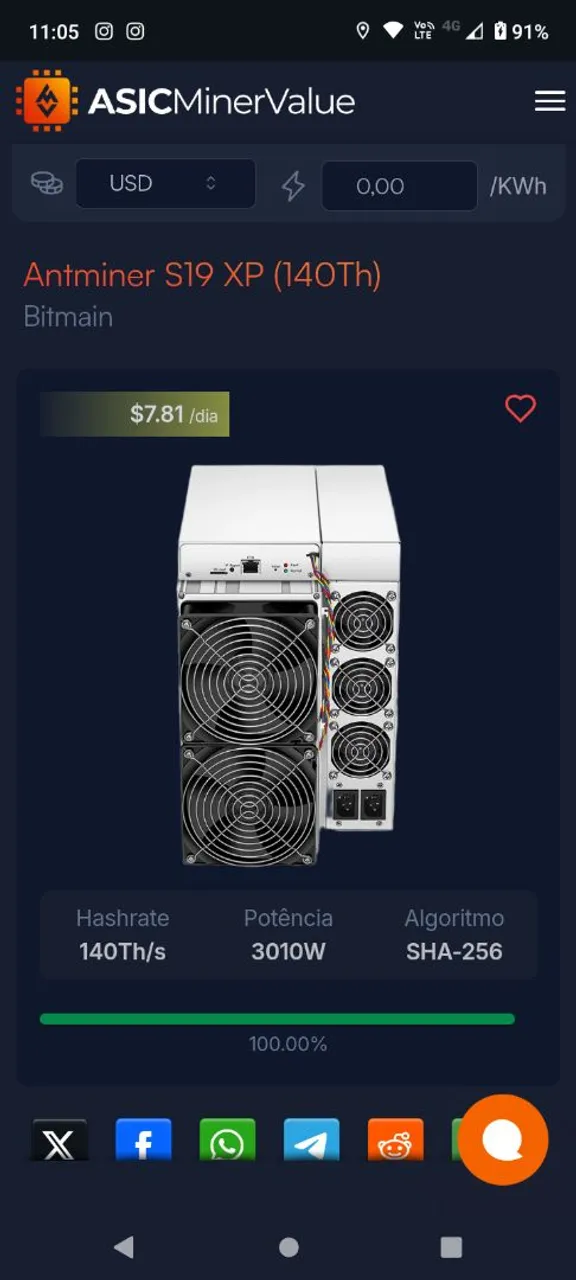 Mineradora de Bitcoin ASIC S19 XP 140 THS , FAZ R$1.400,00 POR MÊS !! TOP