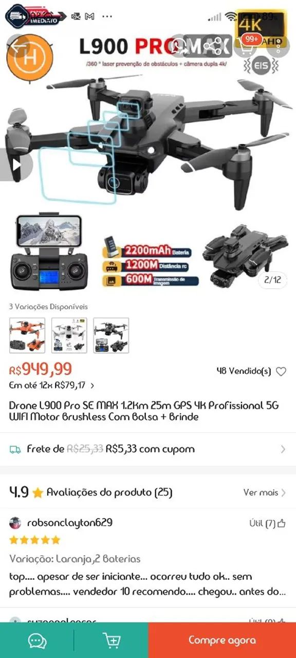 Drone L900 Pro Se Max - Foto 2