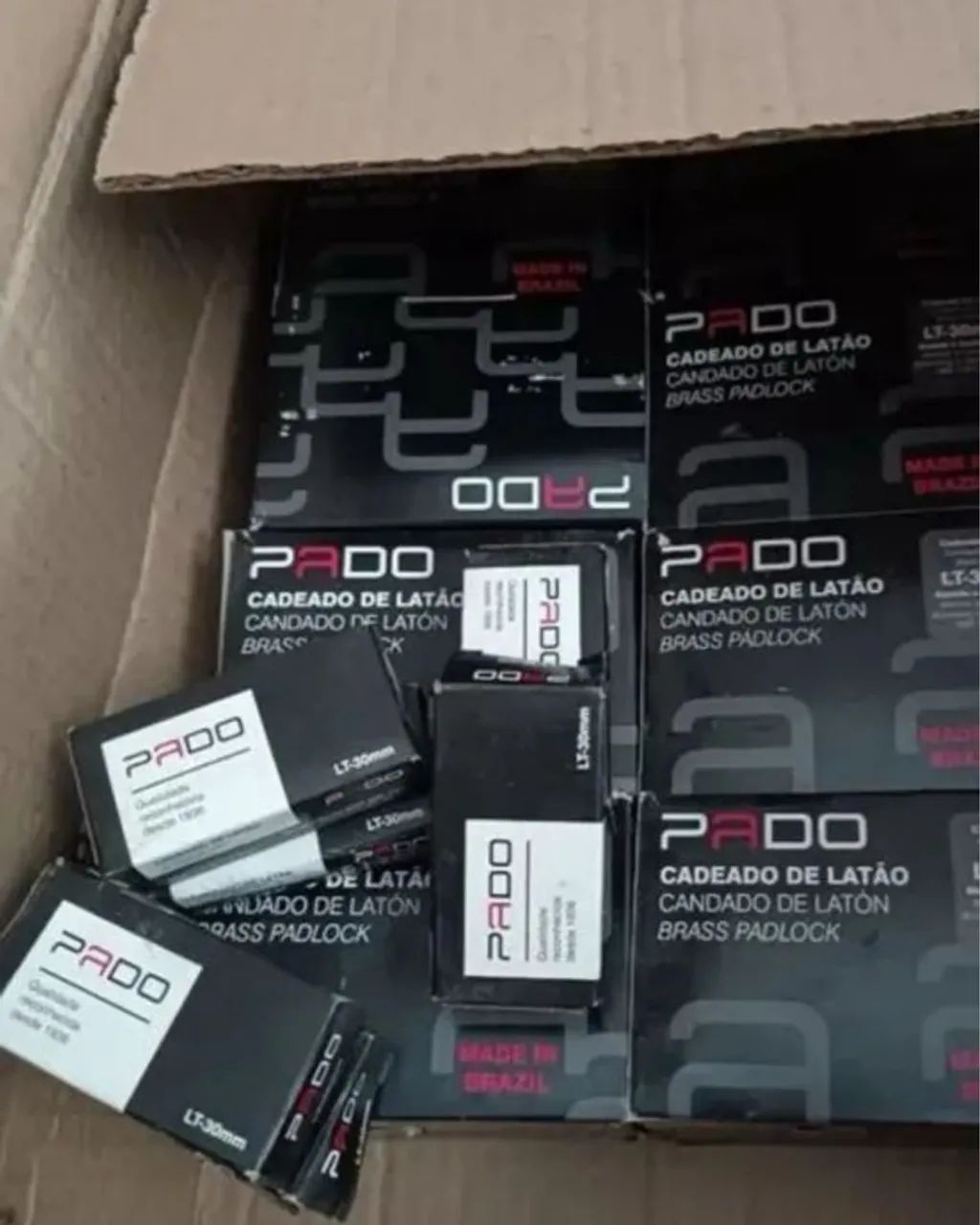 Cadeados de Latão Pado - Pacote com 12 - Foto 2