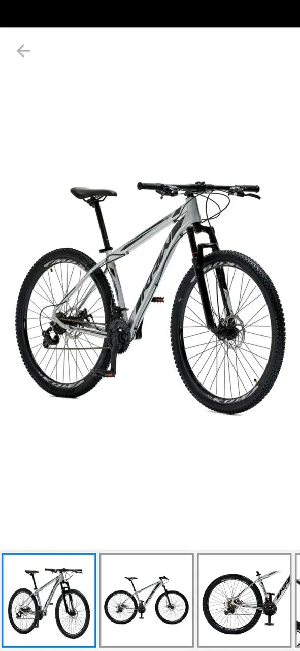 Bicicleta Aro 29 KRW Spotlight Alumínio Shimano TZ 24 Vel Freio a Disco SX1