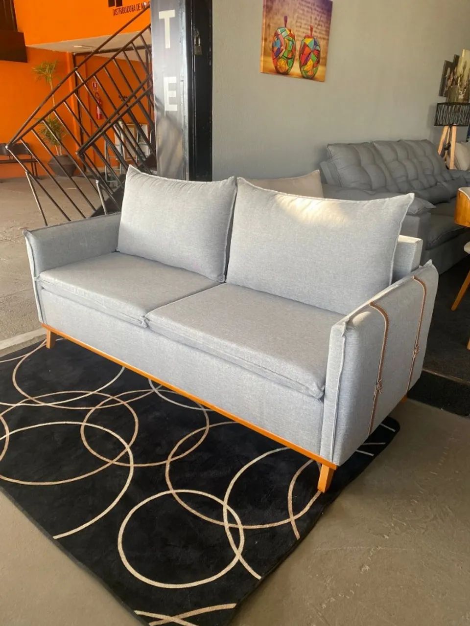 Sofá Living Avai 2,00m Linho Novo Fazemos entrega - Foto 2