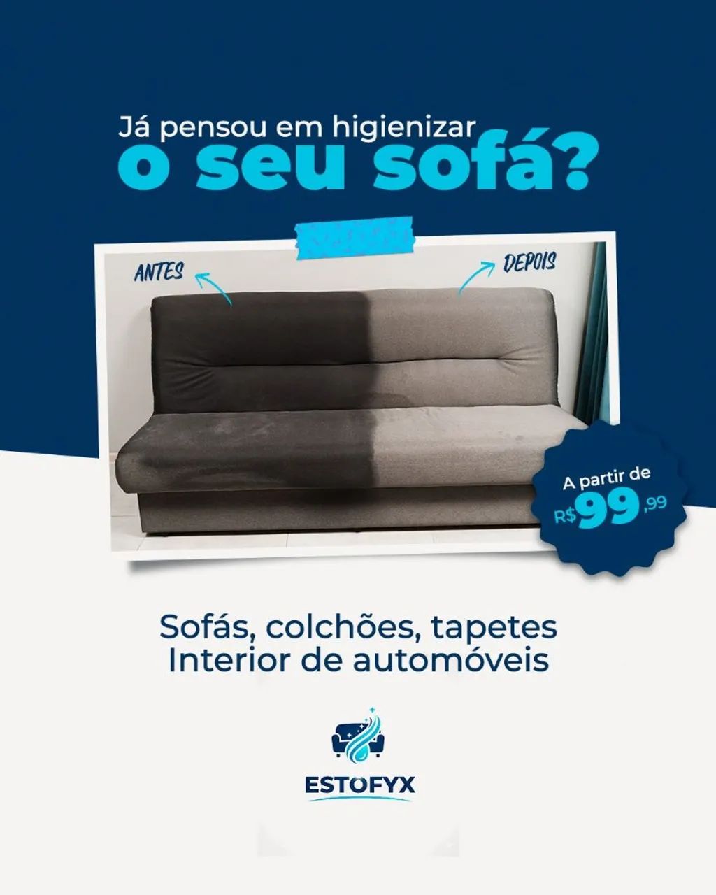 Limpeza e Higienização de Estofados  - Foto 2