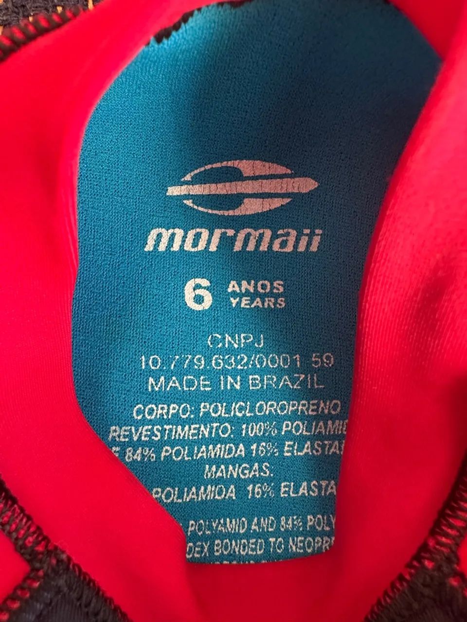 Roupa de Neoprene Mormaii 1.0mm Gromm tamanho 6 - Foto 3