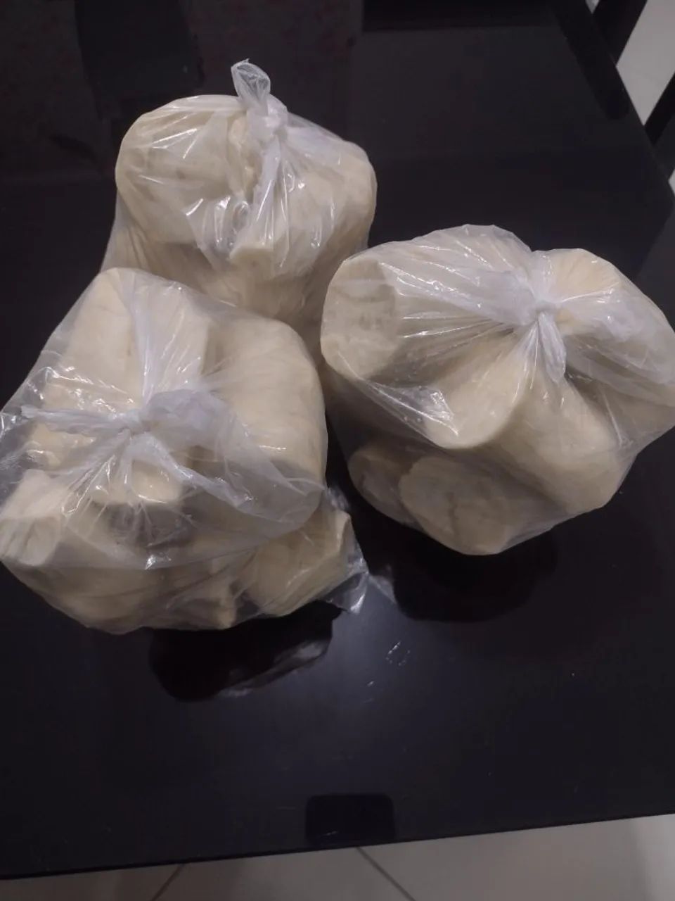 Mandioca amarela manteiga molinha Mácia derretendo 