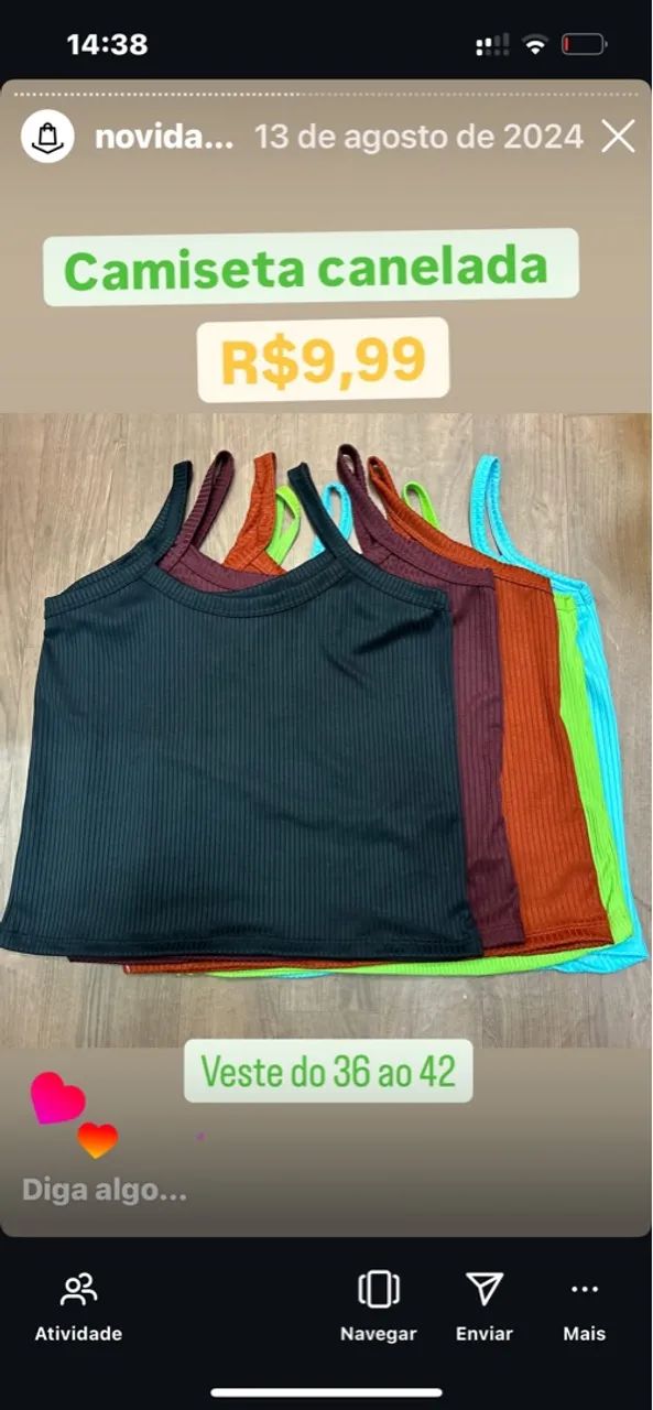 Camiseta Top Cropped  - Foto 4