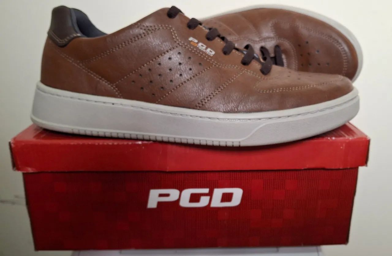 Tênis sapato Casual Marrom PGD Pegada