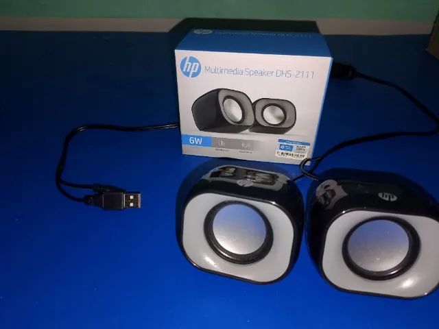 Caixa Som USB HP DHS-2111 6w Rms Preto - Foto 3