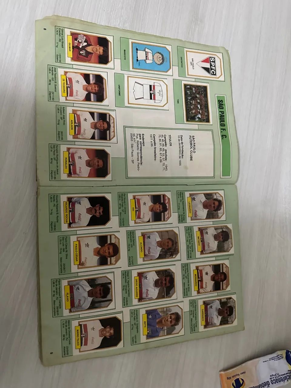 Álbum de figurinhas Campeonato Brasileiro - 1990 - Foto 2
