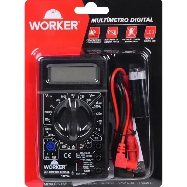 Multimetro Digital Worker