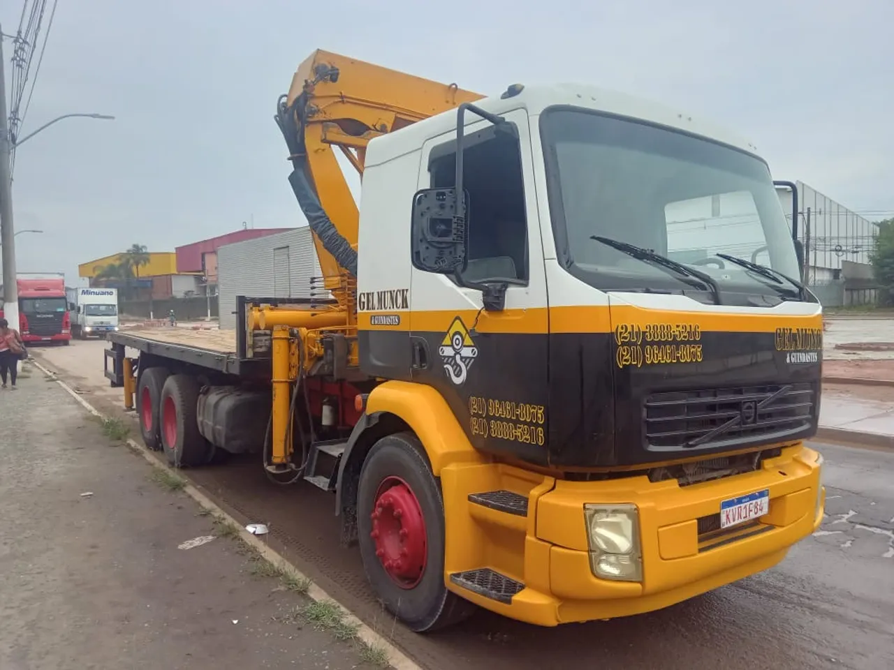 Caminhão munck VOLVO VM260 PHD 45.007 nao Volkswagen Iveco Mercedes ing MADAL
