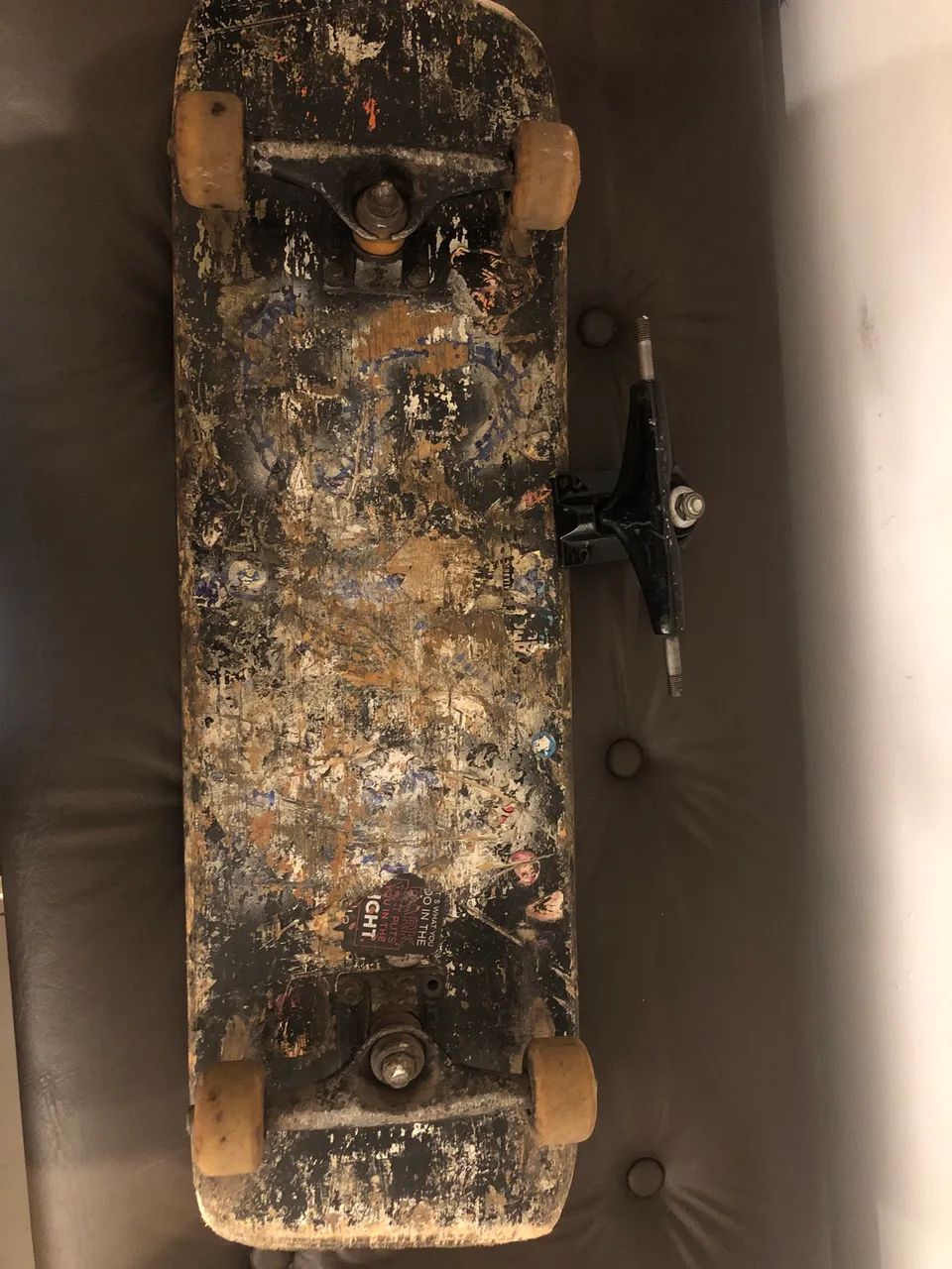 Skate usado so tem que trocar o shape