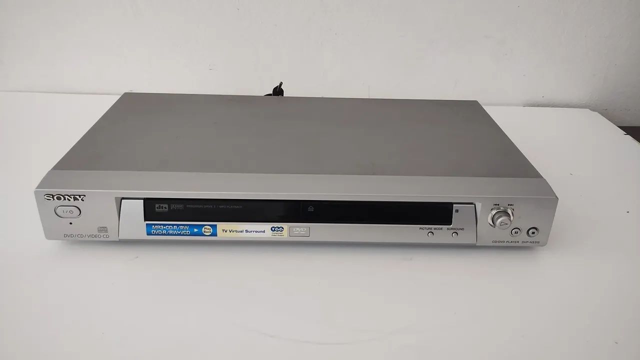DVD de mesa Sony com controle
