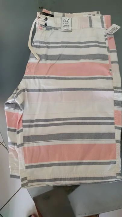 Bermuda Casual, masculina, 100% Algodão, "NOVA"! - Foto 4