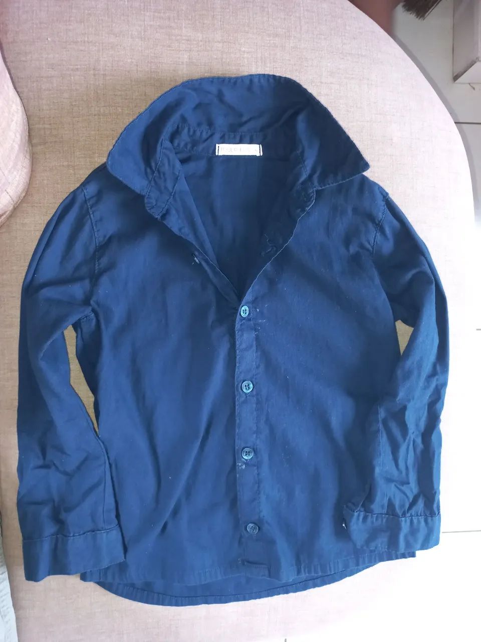 Camisa azul escuro infantil pool kids - Foto 2