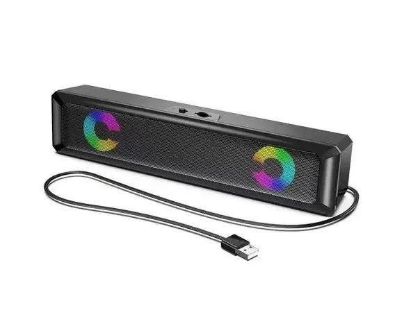Alto Falante Estéreo Para Computador Soundbar Lehmox Ley-1911 - Foto 3