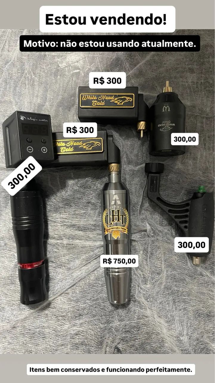 Máquinas e fontes de tatuagem - Foto 2