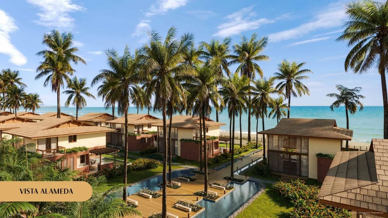 ALY Casas pé na areia de altíssimo padrão, com localização privilegiada na beira mar Japar - Foto 3
